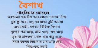 বৈশাখের কবিতা