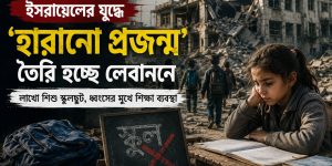 ইসরায়েল যুদ্ধে লেবাননে শিক্ষা সংকট