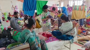 Measles affected children admitted in Khulna division hospitals Bangladesh