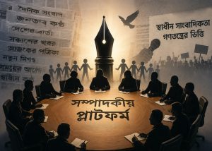 দেশের ৩৪ জন সম্পাদকের স্বাধীন ও ঐক্যবদ্ধ সম্পাদকীয় প্লাটফর্ম গঠনের আহ্বান