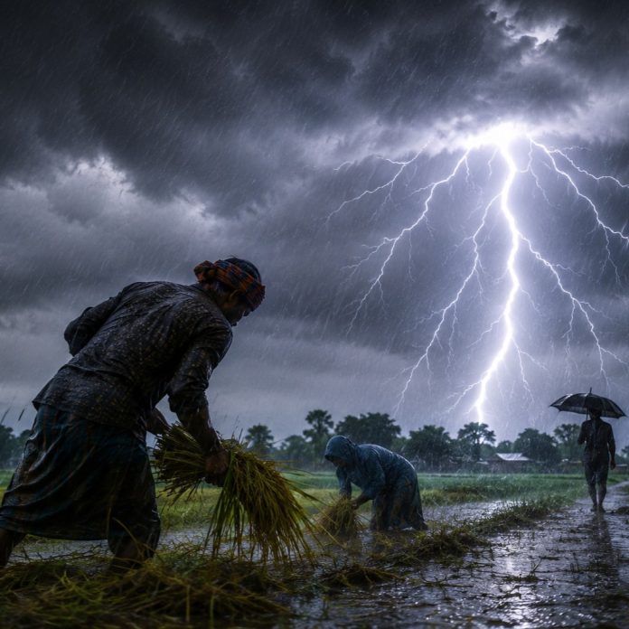 বজ্রপাতে ঝিনাইদহে দুই জনের মৃত্যু