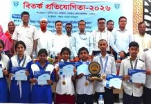 মনিরামপুরে বিতর্ক প্রতিযোগিতায় রাজগঞ্জ বিদ্যালয় চ্যাম্পিয়ন