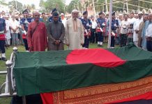 বীর মুক্তিযোদ্ধা আলী হোসেন মনি না ফেরার দেশে : রাষ্ট্রীয় মর্যাদায় দাফন সম্পন্ন