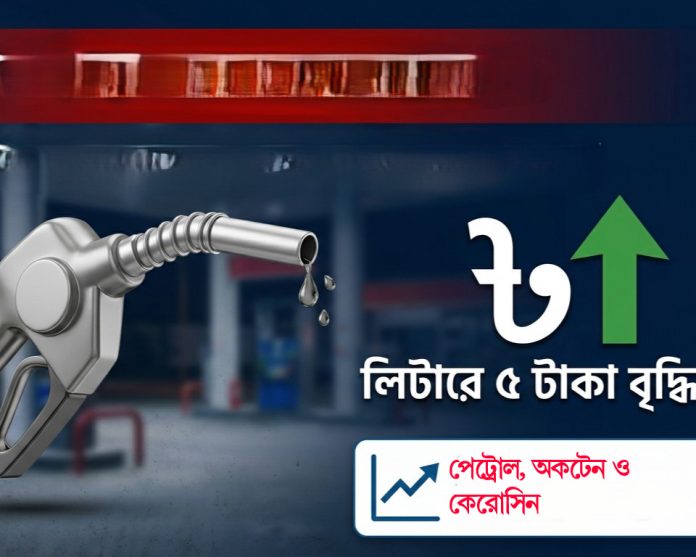 বাড়ল অকটেন, পেট্রোল ও কেরোসিনের দাম, অপরিবর্তিত ডিজেল