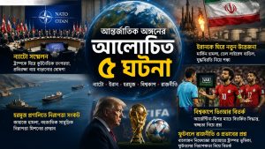 আন্তর্জাতিক অঙ্গন আলোচিত পাঁচ ঘটনা