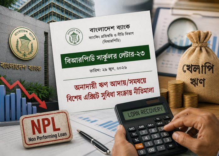 খেলাপি ঋণ আদায়ে বাংলাদেশ ব্যাংকের নতুন নীতিমালা নিয়ে প্রশ্ন