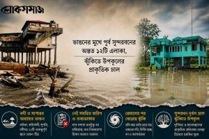 সুন্দরবন ভাঙছে নদী ও সাগরে