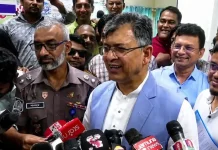 মাঝেমধ্যে শুধু আওয়াজ শোনা যায়, ‘কিসের হাসিনা!’: কক্সবাজারে স্বরাষ্ট্রমন্ত্রী সালাহউদ্দিন আহমদ