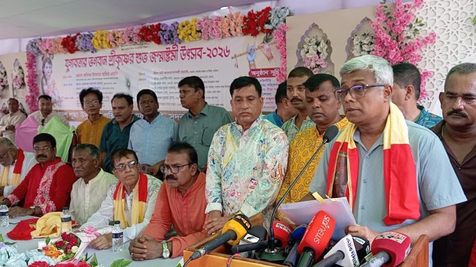 জন্মাষ্টমীর শোভাযাত্রায় প্রতিমন্ত্রী অমিত