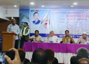 কুষ্টিয়ায় বিএনপির সভায় অনিন্দ্য ইসলাম অমিত