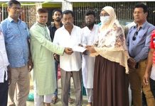 মনিরামপুরে প্রধানমন্ত্রীর পক্ষে ১০ লাখ টাকার চিকিৎসা সহায়তা