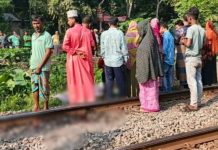 অভয়নগরে ট্রেনের নিচে কাটা পড়ে অজ্ঞাত এক নারীর মৃত্যু