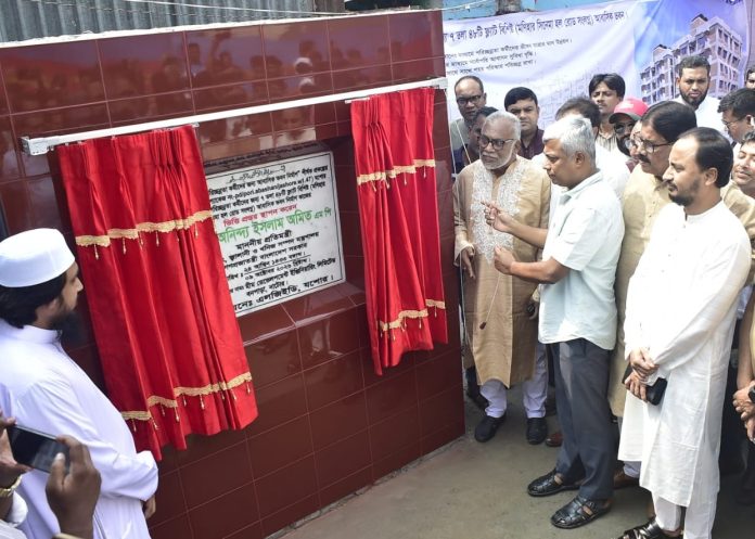 যশোরে পরিচ্ছন্নতা কর্মীদের ৪৮ ফ্ল্যাটের ভবনের ভিত্তিপ্রস্তর স্থাপন